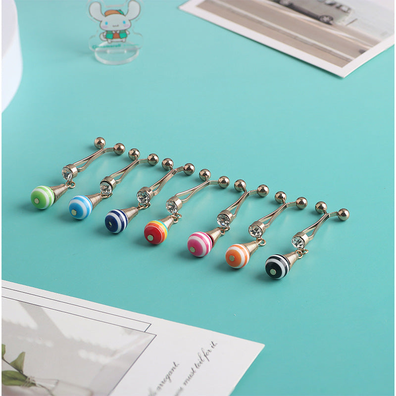 Cross-border B2B wholesale, zebra pattern, headscarf pin, resin + iron material, scarf pin, fixing clip, Muslim pin