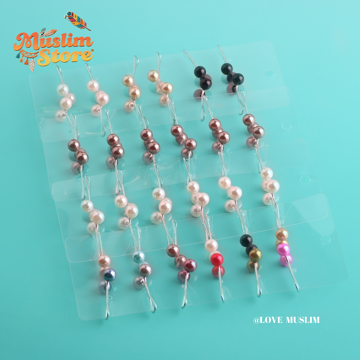Wholesale, Bulk, Custom, Pin Supplies, Cross-border Special Supply Pearls Convenient to Wear Fashion U-shaped Clip Women's Pearl Brooch Simple Fashion Clothing Pearl Clip