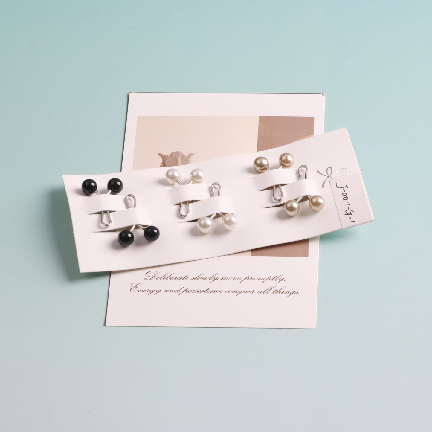 Cross-border B2B, wholesale, headscarf pins, ladies scarf pins, resin + iron, travel size, fixed buckle, Korean style, pearl fashion, simple and versatile, scarf pins, Muslim pins
