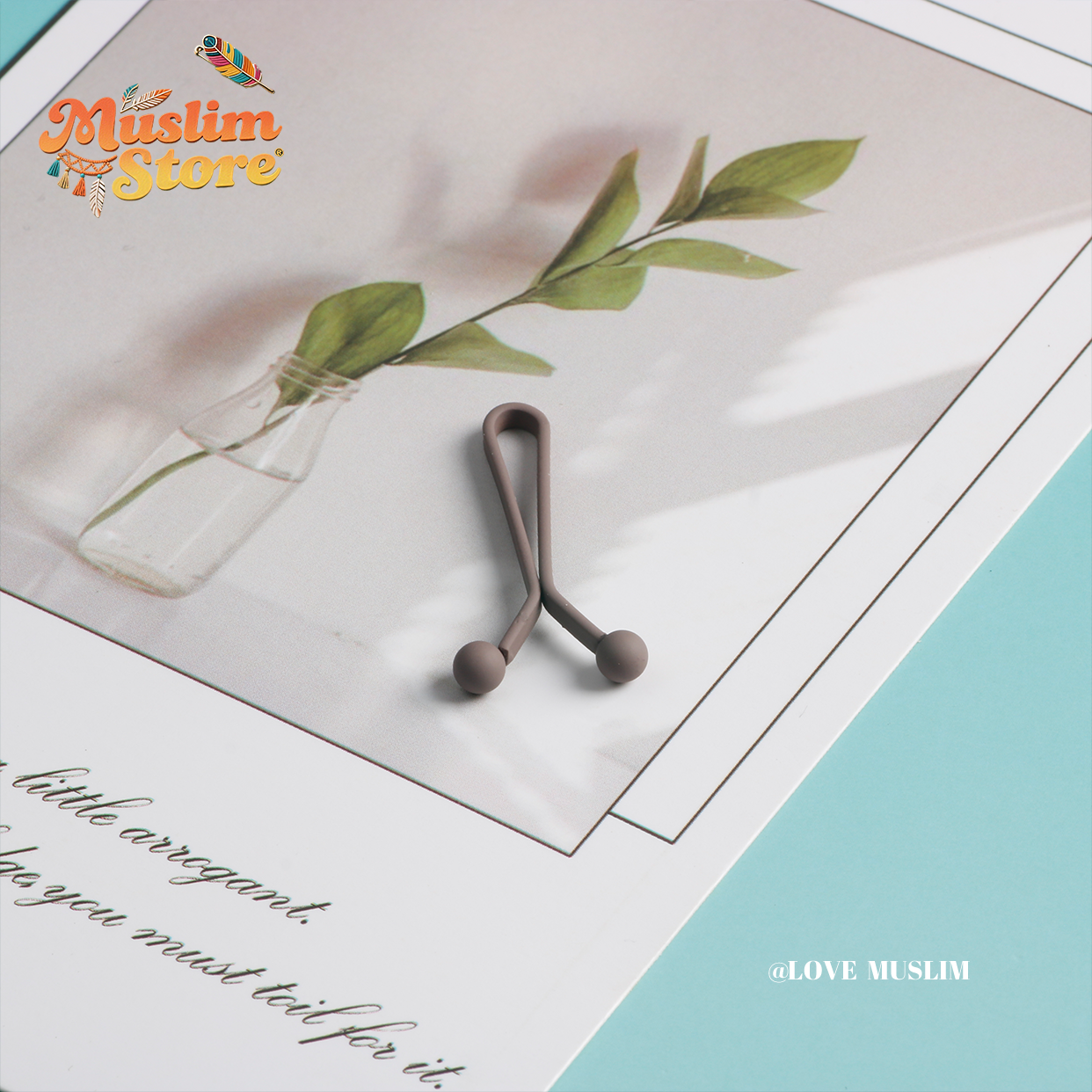 Cross-border B2B wholesale, headscarf pins, ladies scarf pins, metal style, fashion U-shaped, scarf clips, veil neck clips, ladies pins, Muslim pins