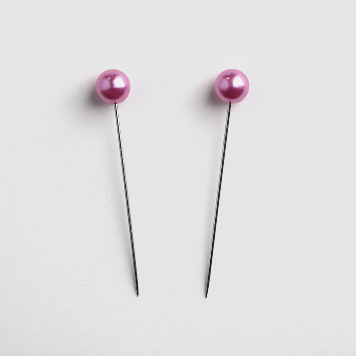 Cross-border B2B wholesale, headscarf bead pins, simple pearls, scarf pins, fashionable round long pins, female veil pins, safe fixing, Muslim positioning bead pins