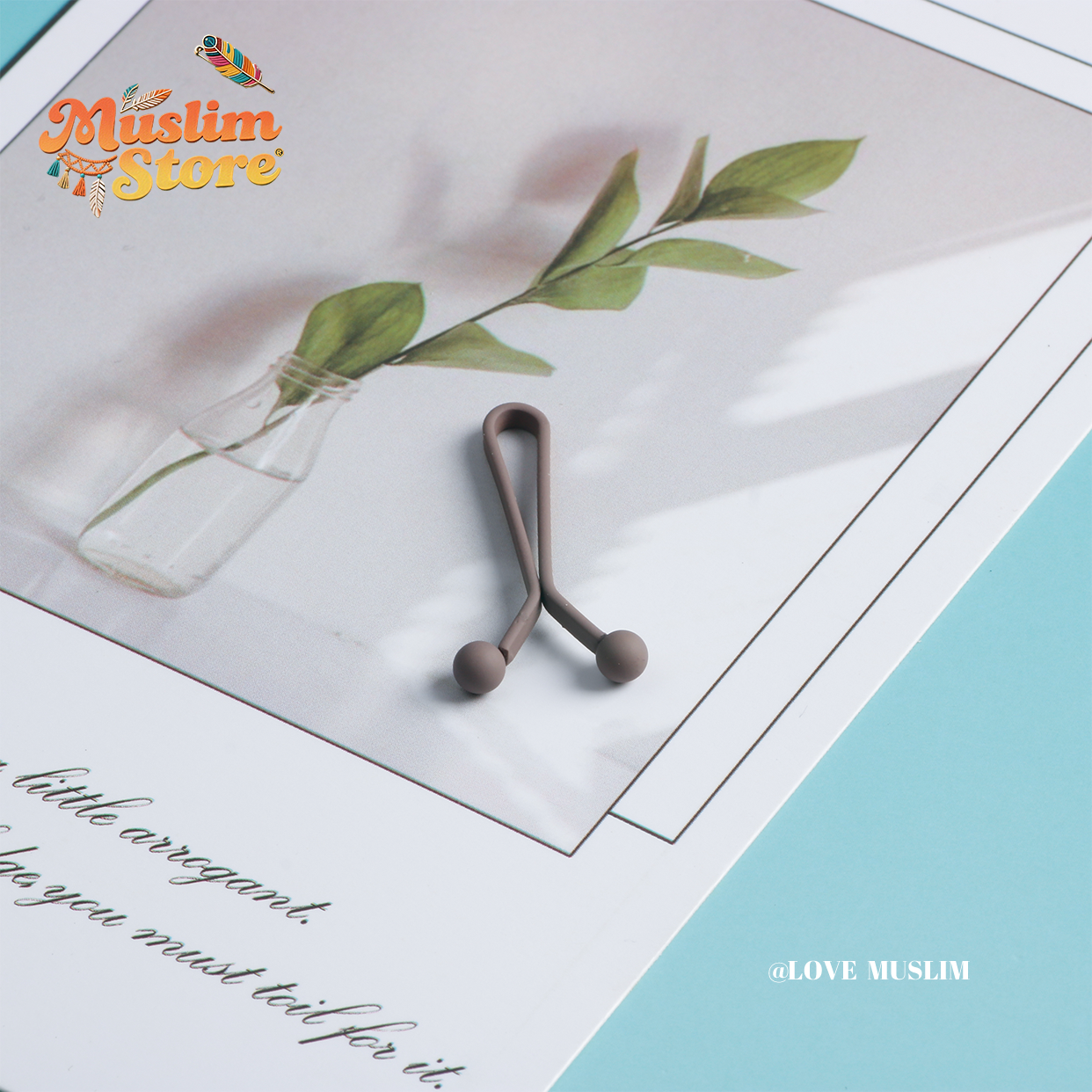 Cross-border B2B wholesale, headscarf pins, ladies scarf pins, metal style, fashion U-shaped, scarf clips, veil neck clips, ladies pins, Muslim pins