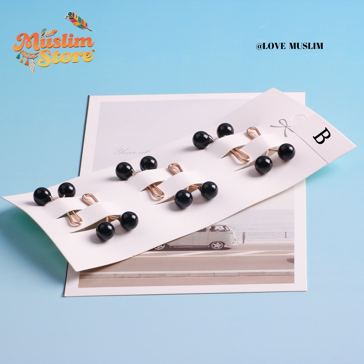 6 units/pack. Resin iron art headscarf pin fixing clip for Muslim women, which is anti-slip, safe, and comfortable to wear without damaging the skin. It's lightweight, convenient, and of excellent quality. It's a classic style headscarf accessory.