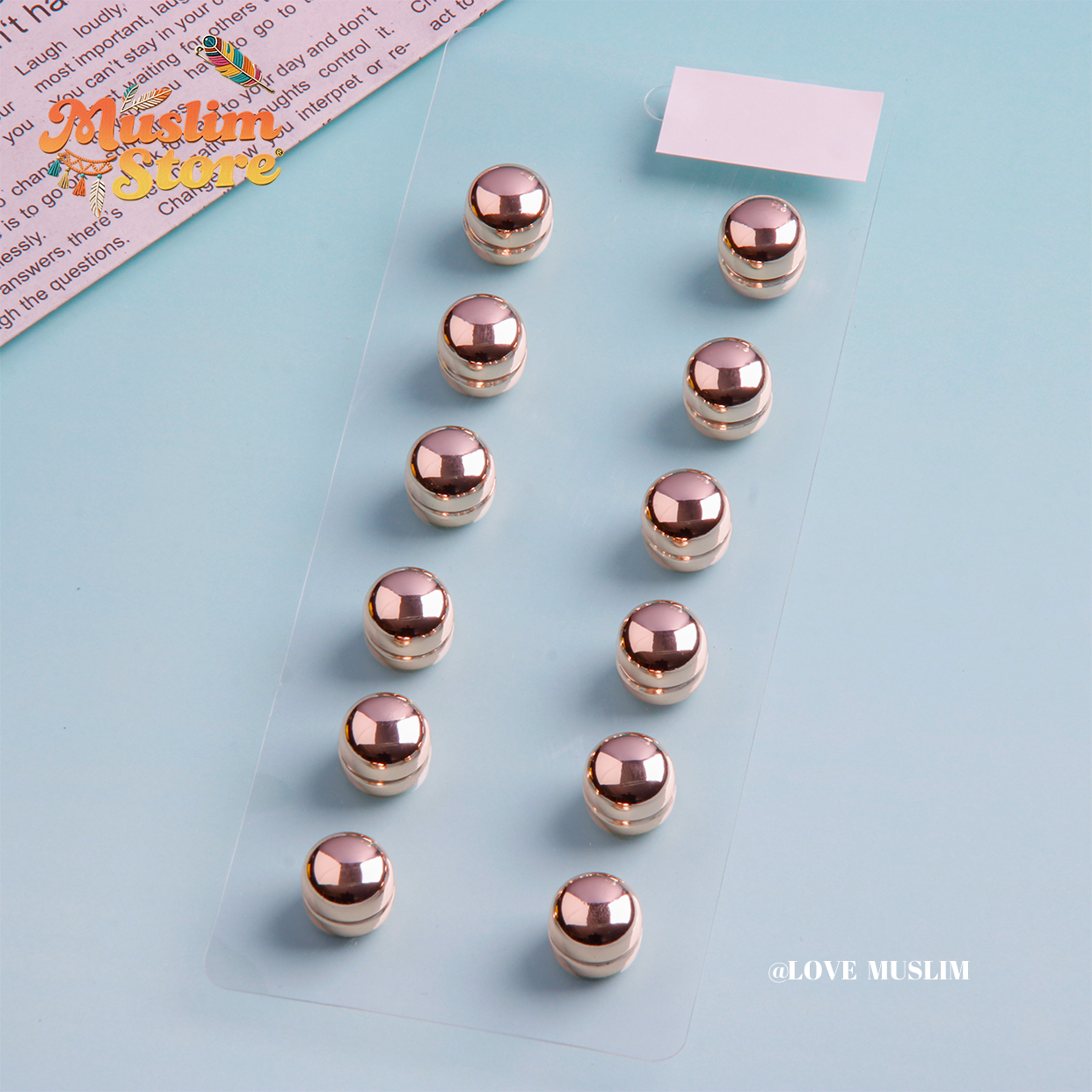 Cross-border B2B, hot selling special supply, scarf buckle, magnetic buckle, magnetic suction buckle, simple ladies, headscarf fixed buckle, boutique warm color, daily versatile, pictures and samples, customizable LOGO, Muslim magnetic buckle