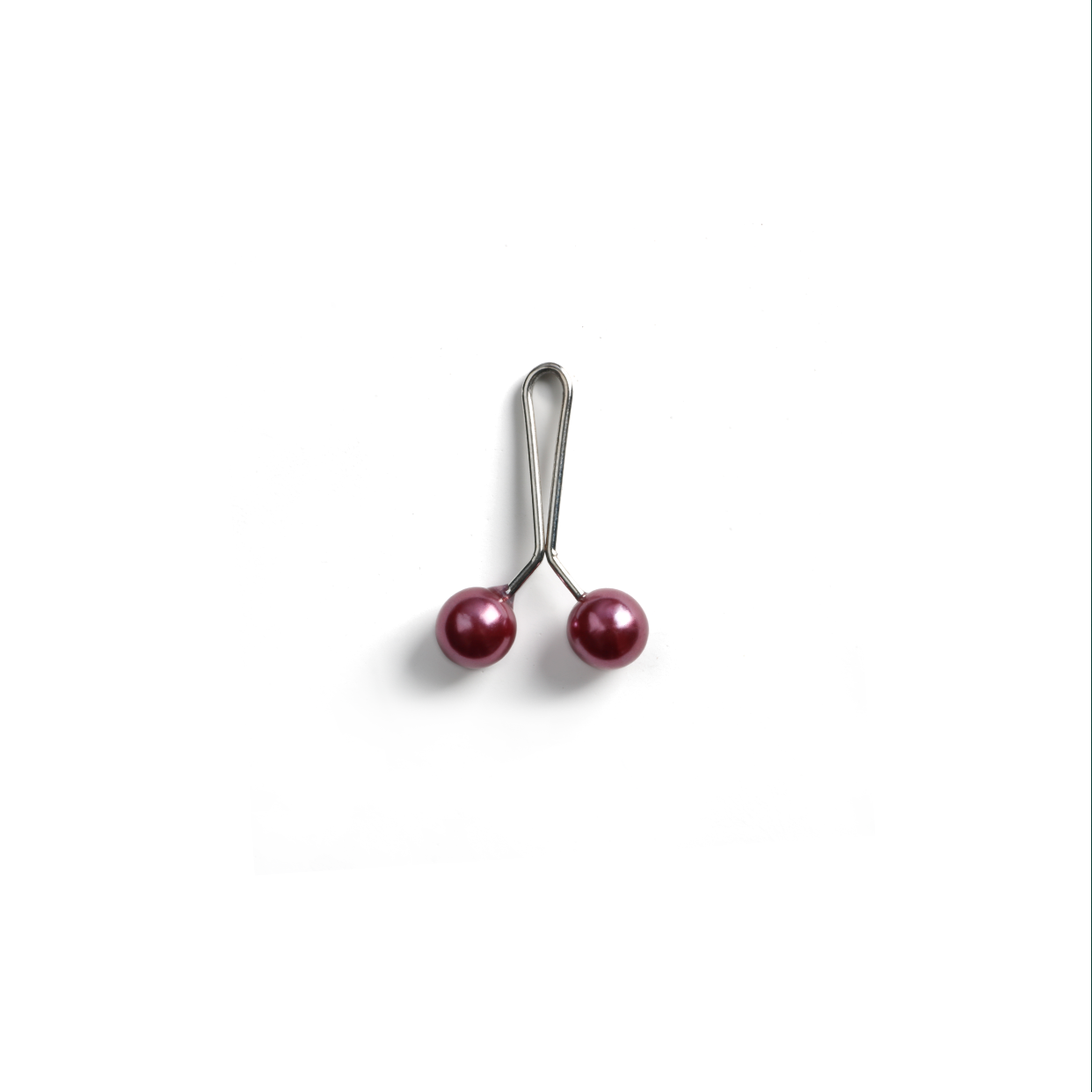 Cross-border hot-selling simple multi-color pearl clip fashion accessories small pin U-shaped thin needle scarf clip