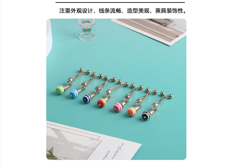 Cross-border B2B wholesale, zebra pattern, headscarf pin, resin + iron material, scarf pin, fixing clip, Muslim pin