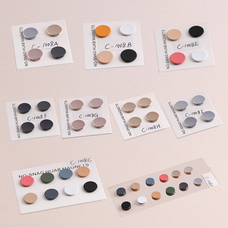 Wholesale, Bulk, Custom, Amazon Hot Sale Magnet Brooch Pin Scarf Buckle Hijab Magnet Buckle Scarf Clip Strong Magnetic Fixed Magnetic Clip