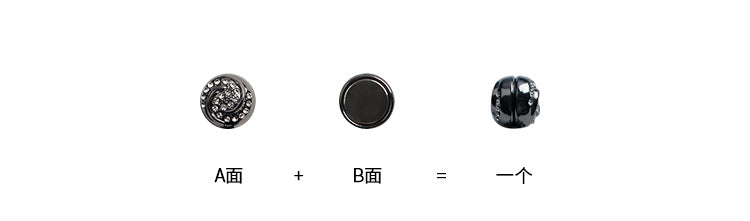 Cross-border hot-selling anti-exposure seamless strong magnetic cufflinks accessories sleeve fixed buckle T-shirt hem trouser legs without sewing