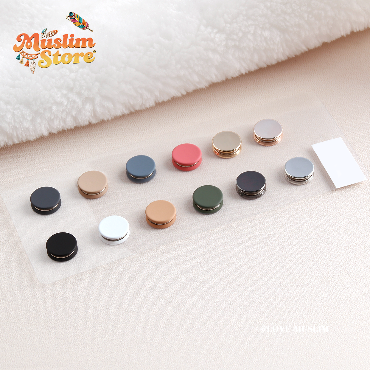 Wholesale, Bulk, Custom, Amazon Hot Sale Magnet Brooch Pin Scarf Buckle Hijab Magnet Buckle Scarf Clip Strong Magnetic Fixed Magnetic Clip