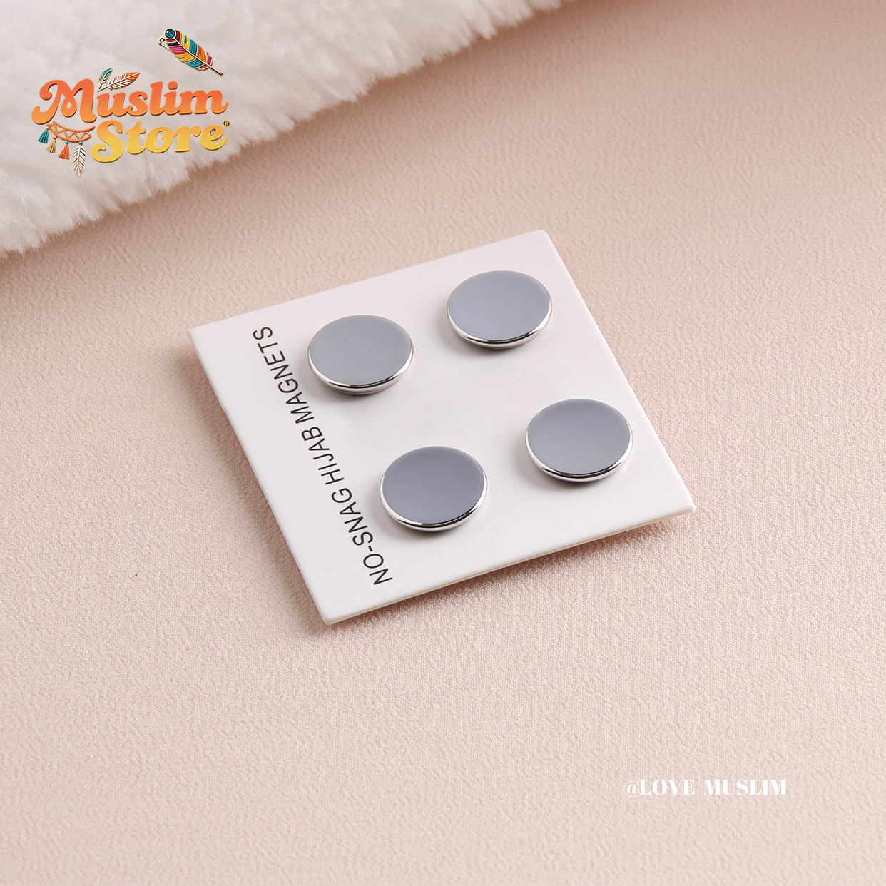 Wholesale, Bulk, Custom, Amazon Hot Sale Magnet Brooch Pin Scarf Buckle Hijab Magnet Buckle Scarf Clip Strong Magnetic Fixed Magnetic Clip
