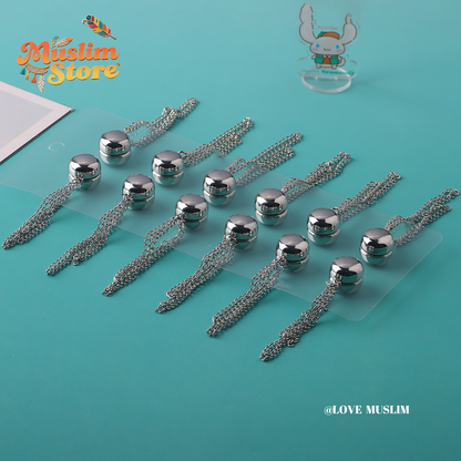 Cross-border B2B, headscarf magnetic buckle, magnetic buckle, veil headscarf fixing buckle, headscarf accessories, alloy material, Muslim magnetic buckle