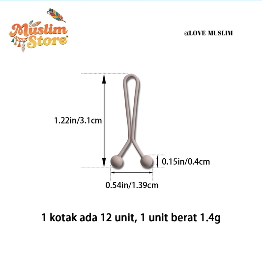 Cross-border B2B wholesale, headscarf pins, ladies scarf pins, metal style, fashion U-shaped, scarf clips, veil neck clips, ladies pins, Muslim pins