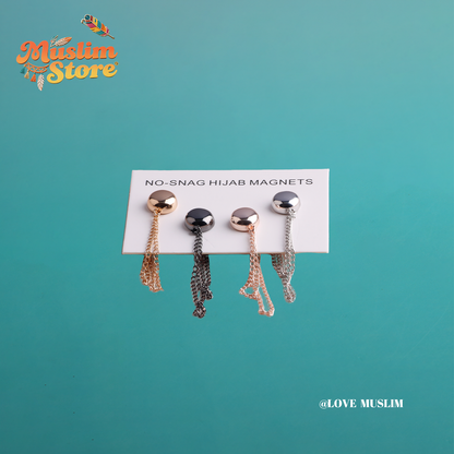 Cross-border B2B, headscarf magnetic buckle, magnetic buckle, veil headscarf fixing buckle, headscarf accessories, alloy material, Muslim magnetic buckle