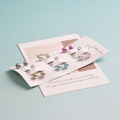 Cross-border B2B, wholesale, headscarf pins, ladies scarf pins, resin + iron, travel size, fixed buckle, Korean style, pearl fashion, simple and versatile, scarf pins, Muslim pins