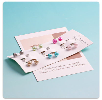 Cross-border B2B, wholesale, headscarf pins, ladies scarf pins, resin + iron, travel size, fixed buckle, Korean style, pearl fashion, simple and versatile, scarf pins, Muslim pins