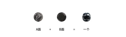 Cross-border hot-selling anti-exposure seamless strong magnetic cufflinks accessories sleeve fixed buckle T-shirt hem trouser legs without sewing