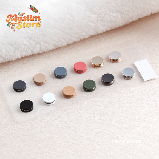 Wholesale, Bulk, Custom, Amazon Hot Sale Magnet Brooch Pin Scarf Buckle Hijab Magnet Buckle Scarf Clip Strong Magnetic Fixed Magnetic Clip